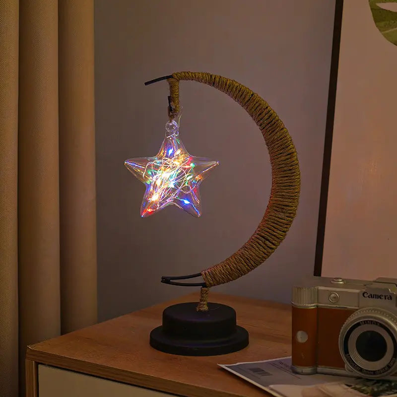 LED Star Moon Table Lamp