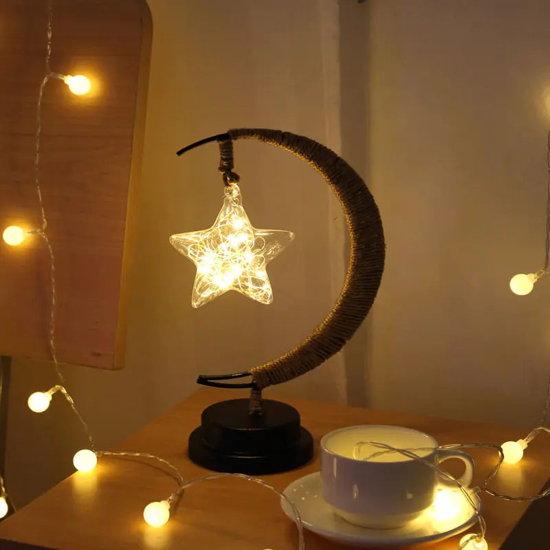 LED Star Moon Table Lamp